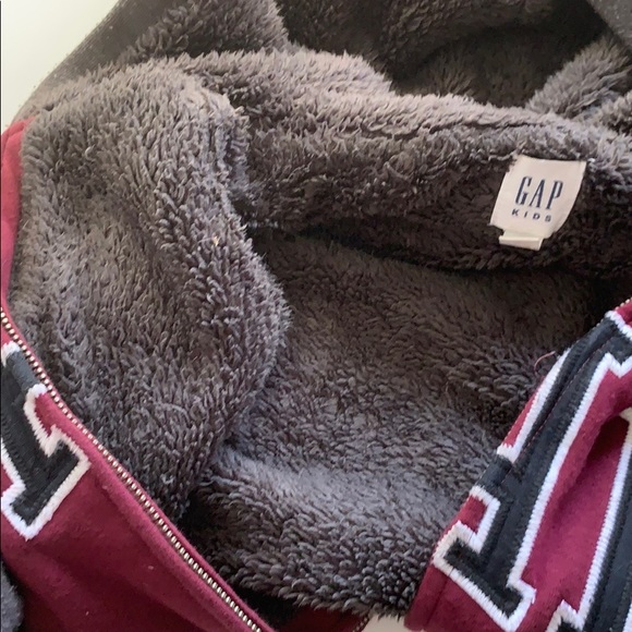 Boys Gap Sherpa Zip up - Picture 2 of 2